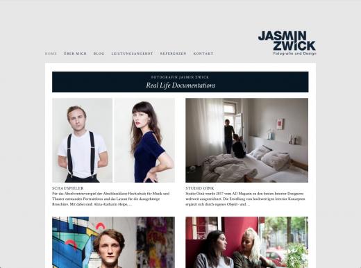 Referenzprojekt jasmin-zwick.de